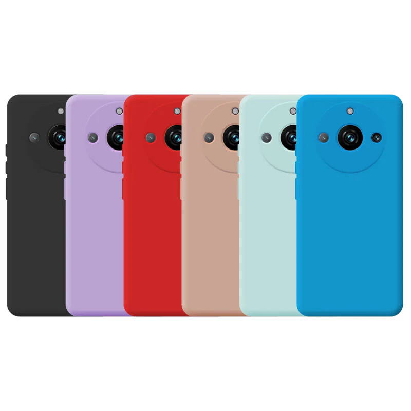 Capa de Silicone Apokin para Realme 11 Pro e 11 Pro Plus Preto