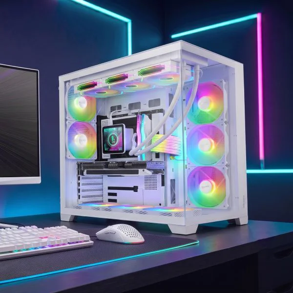 Caixa Gaming Semi-torre Mars Gaming MCVPRO Branco - Imagem 2