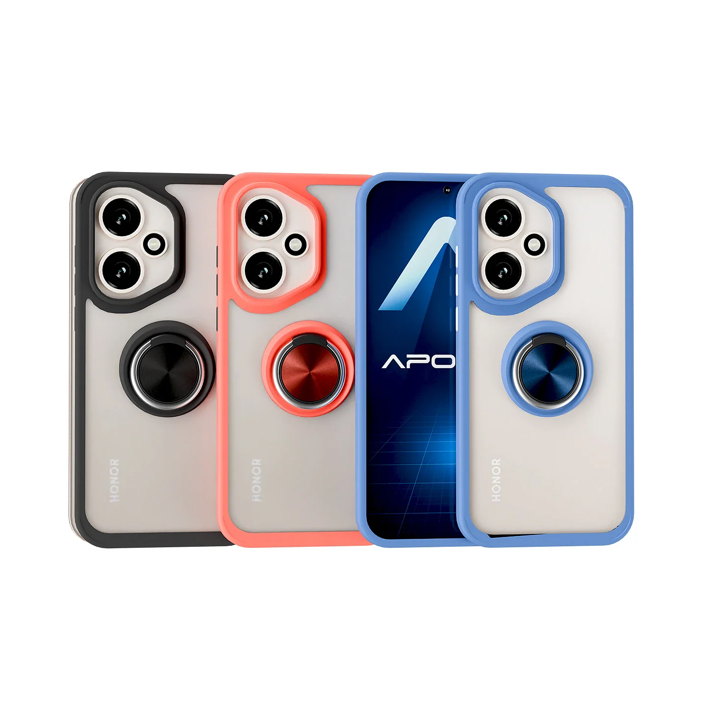 Capa Gel Apokin com Íman e Suporte para Honor 400 Pro Várias Cores - Imagem 1