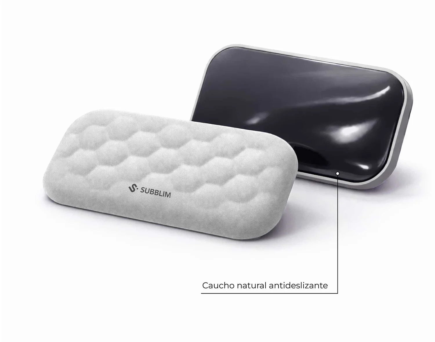 Apoio de Pulso para Rato Subblim Ergo AirPadding Prateado - Imagem 2