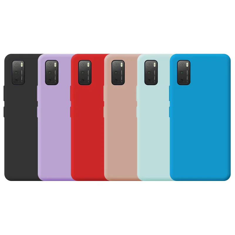 Capa de Silicone Macio Apokin com Proteção de Câmara 3D para TCL 20Y Azul Turquesa