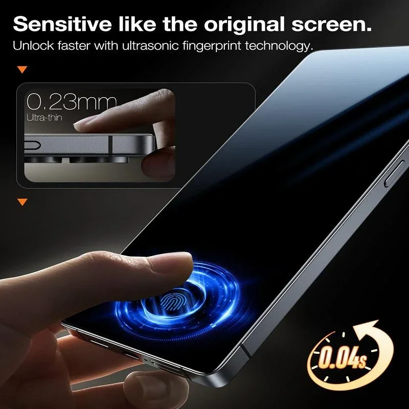 Película de Vidro Temperado Apokin para Samsung Galaxy S26 com Aplicador Transparente - Imagem 3