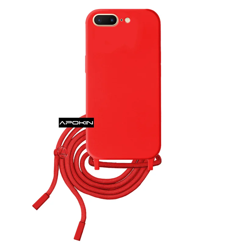 Capa Apokin para iPhone 6 Plus, 7 Plus e 8 Plus com Cordão Preto - Imagem 3