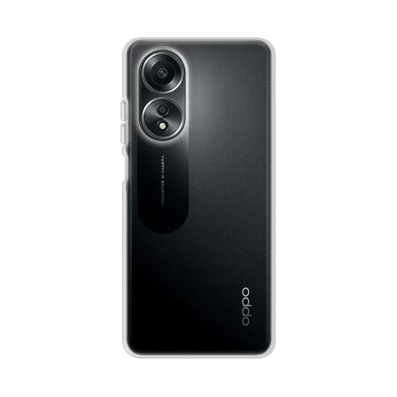 Capa Apokin para Oppo A58 4G Transparente Reforçada 2,0 mm Transparente