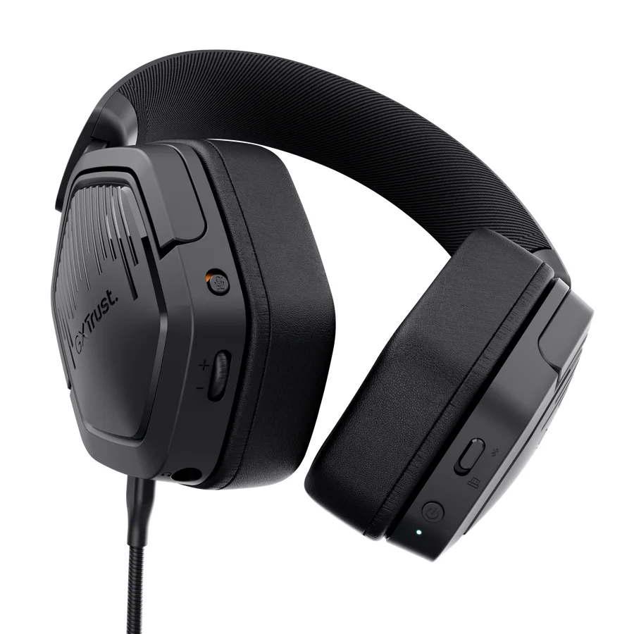 Headset Gaming Sem Fios Trust GXT 493PS Carus para PS5 Preto - Imagem 2