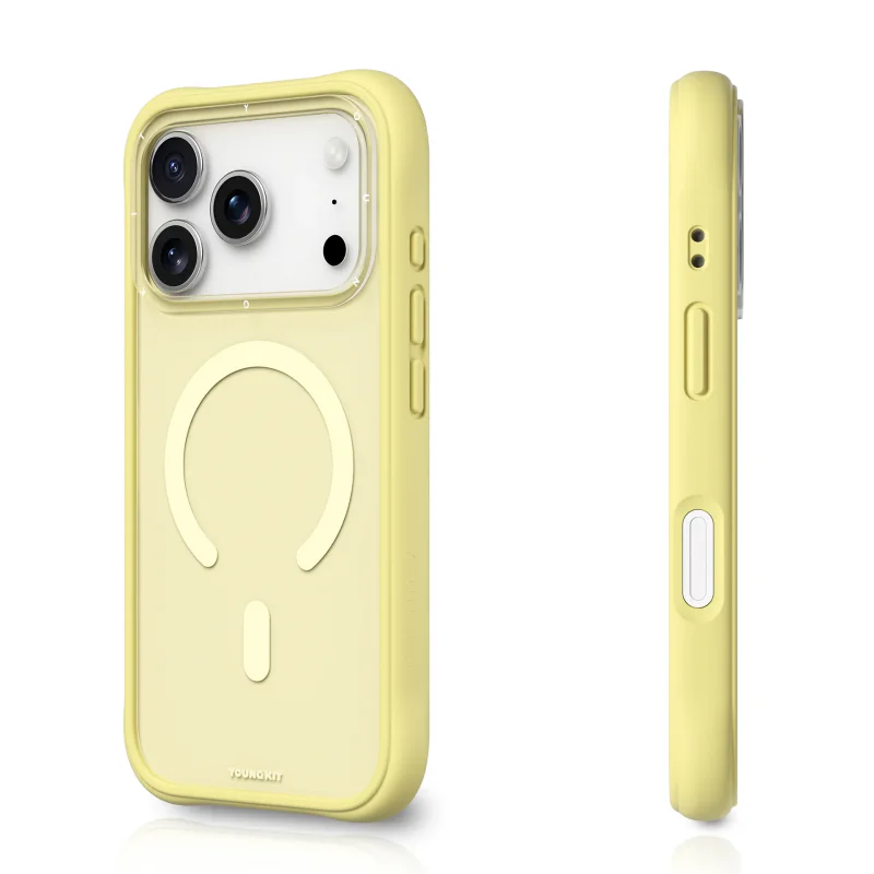 Capa Apokin Youngkit Dynamic II Magnética para iPhone 17 Pro / 18 Pro Amarelo - Imagem 2
