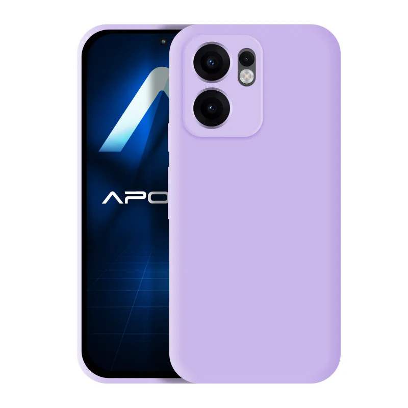 Capa Apokin em Silicone Suave para Oppo Reno 13 5G Azul - Imagem 5