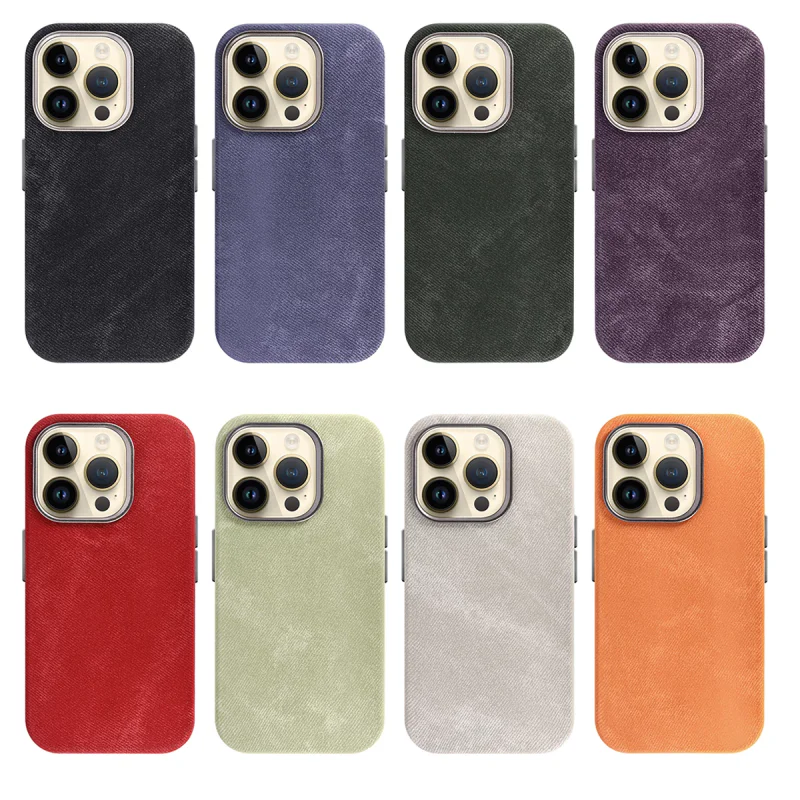 Capa Mocome Apokin para iPhone 14 Pro em Pele com MagSafe Pistache - Imagem 2