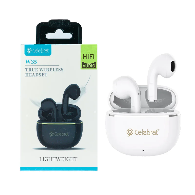 Auscultadores Apokin Celebrat W35 Bluetooth 5.3 Rosa