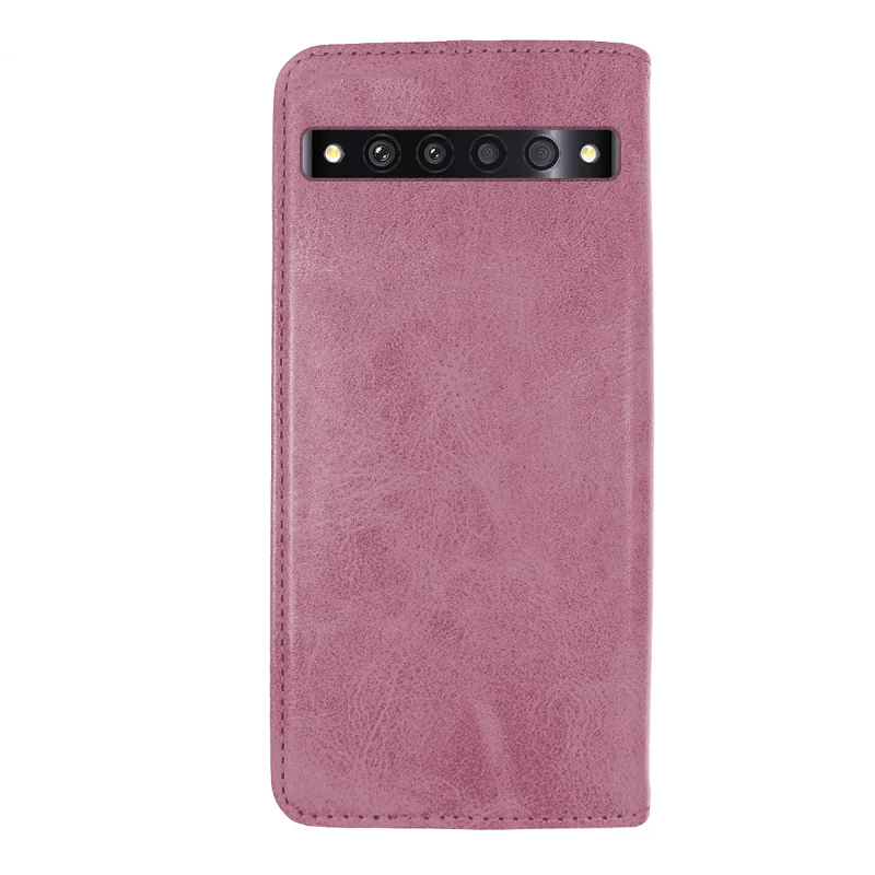 Capa Apokin para TCL 10 Pro Pele Sintética com Porta-cartões Preto - Imagem 2