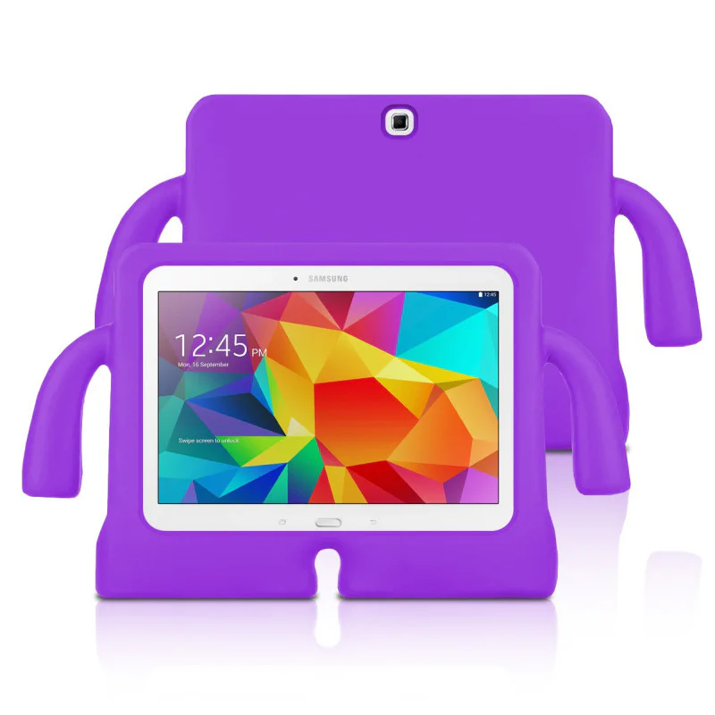 Capa Apokin para Samsung Galaxy Tab 4 10,1 polegadas T530 Silicone para Crianças Lilás