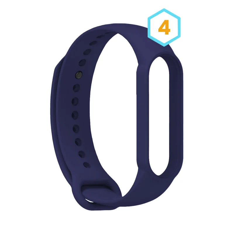 Bracelete de Silicone Apokin para Xiaomi Mi Band 5 / 6 Cor 11 - Imagem 5