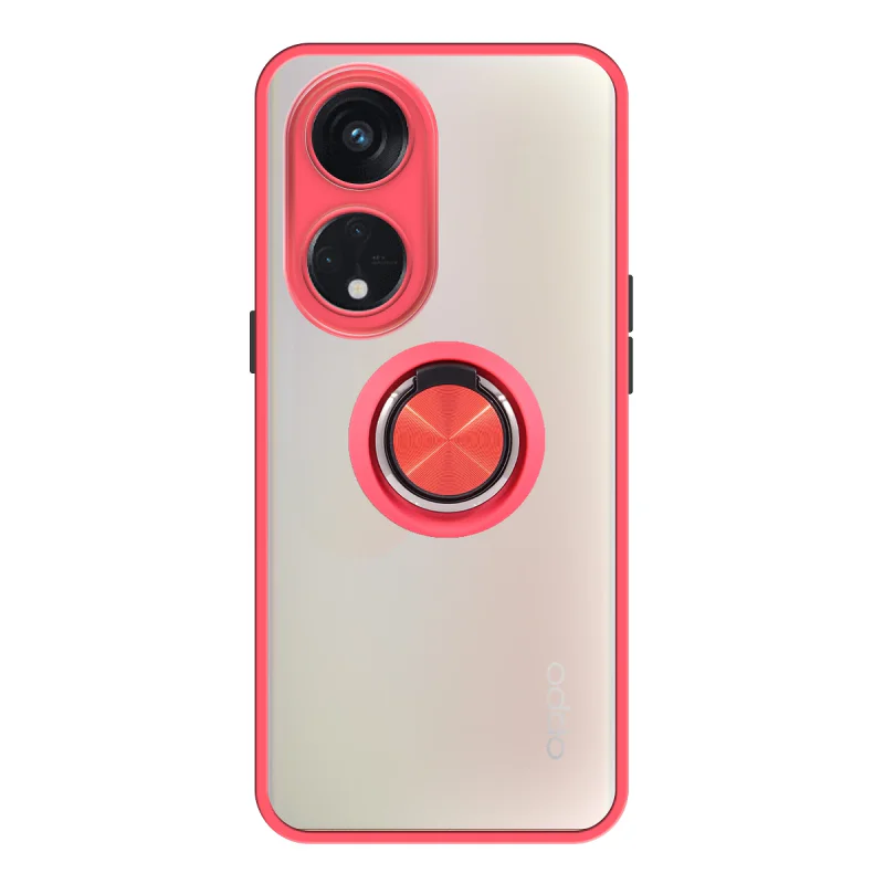 Capa Apokin para Oppo Reno 11 Gel Fumada com Íman e Suporte Preto - Imagem 3