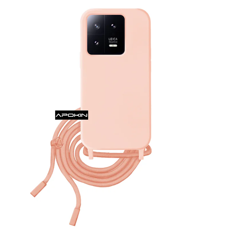 Capa Apokin para Xiaomi 13 Pro em Silicone Suave com Cordão Preto - Imagem 5