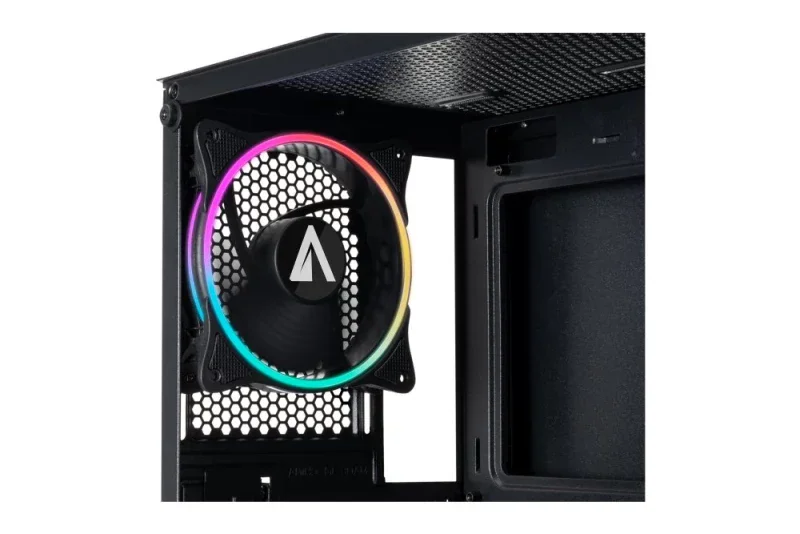 Caixa PC Tower ABYSM Danube Kolpa ATX preta gaming com vidro temperado ARGB - Imagem 7