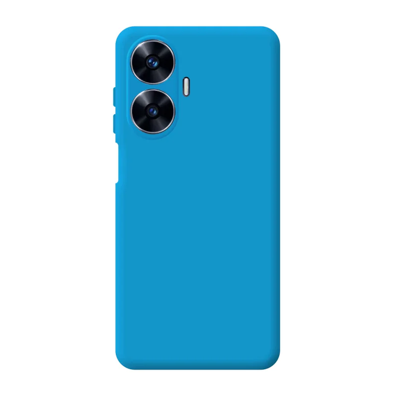 Capa de Silicone Macia Realme C55 Azul turquesa - Imagem 2