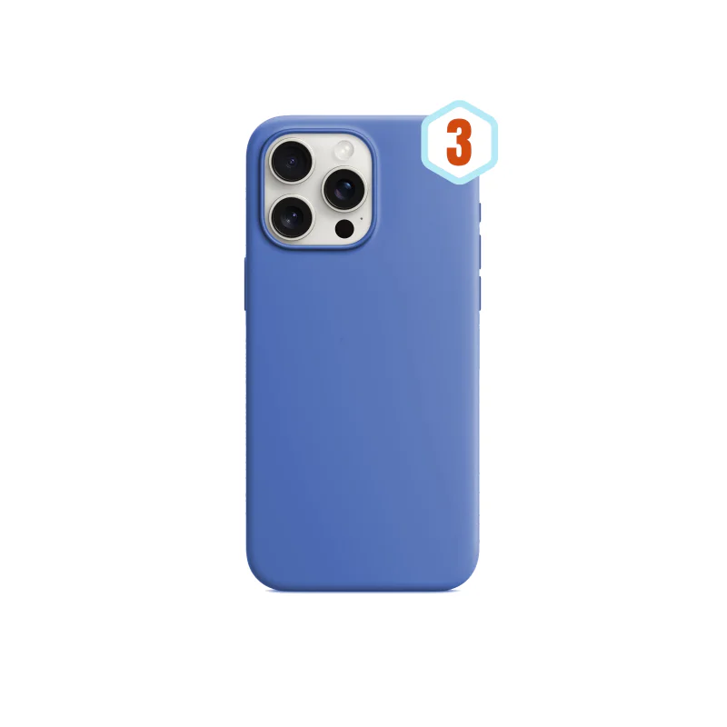 Capa de Silicone Líquido Apokin Efeito Pele para iPhone 12 Pro Max Cor 2 - Imagem 5