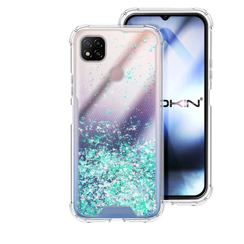 Capa Apokin para Xiaomi Redmi 9C Gel Transparente Azul - Imagem 4