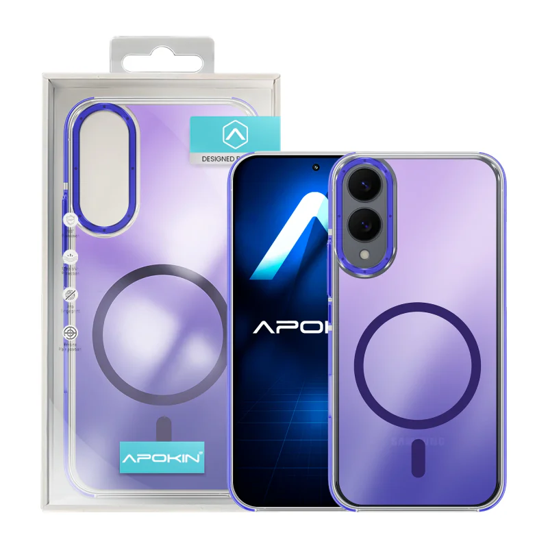 Capa Apokin para Samsung Galaxy S25 Camaleão com MagSafe Lilás - Imagem 4
