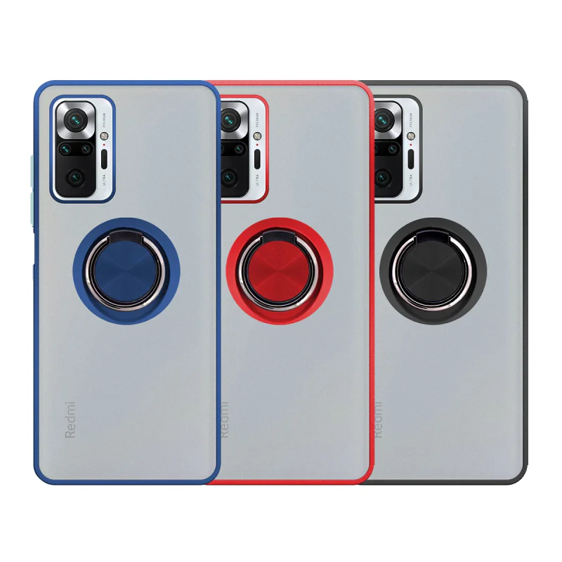 Capa de Gel Apokin para Xiaomi Redmi Note 10 Pro com Suporte e Íman Fumada Variedade de cores