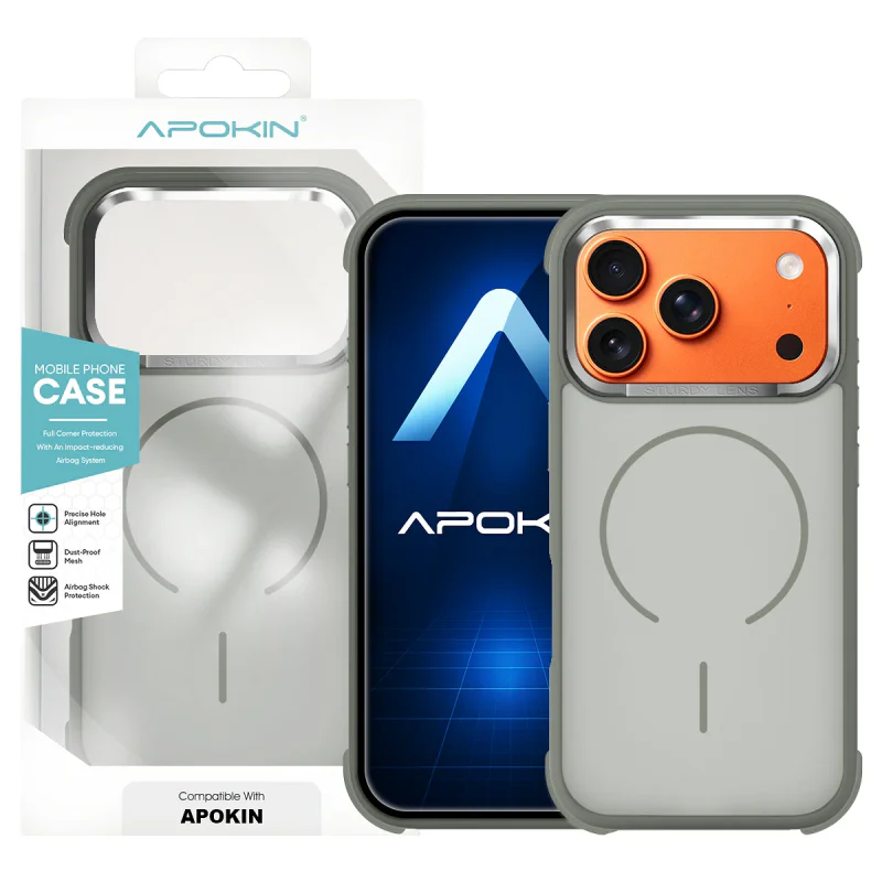 Capa Apokin Antishock Mag para iPhone 17 Pro e 18 Pro Azul - Imagem 5