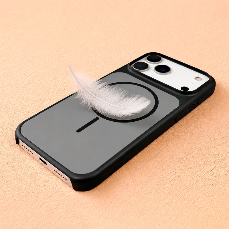 Capa Apokin para iPhone 17 Metálica Magnética com MagSafe Laranja - Imagem 5