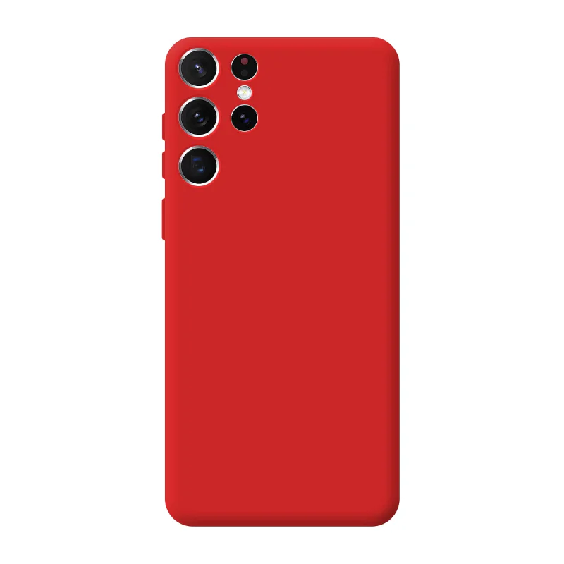 Capa Apokin para Samsung Galaxy S21 Ultra Silicone Macio com Proteção 3D de Câmara Lilás - Imagem 5