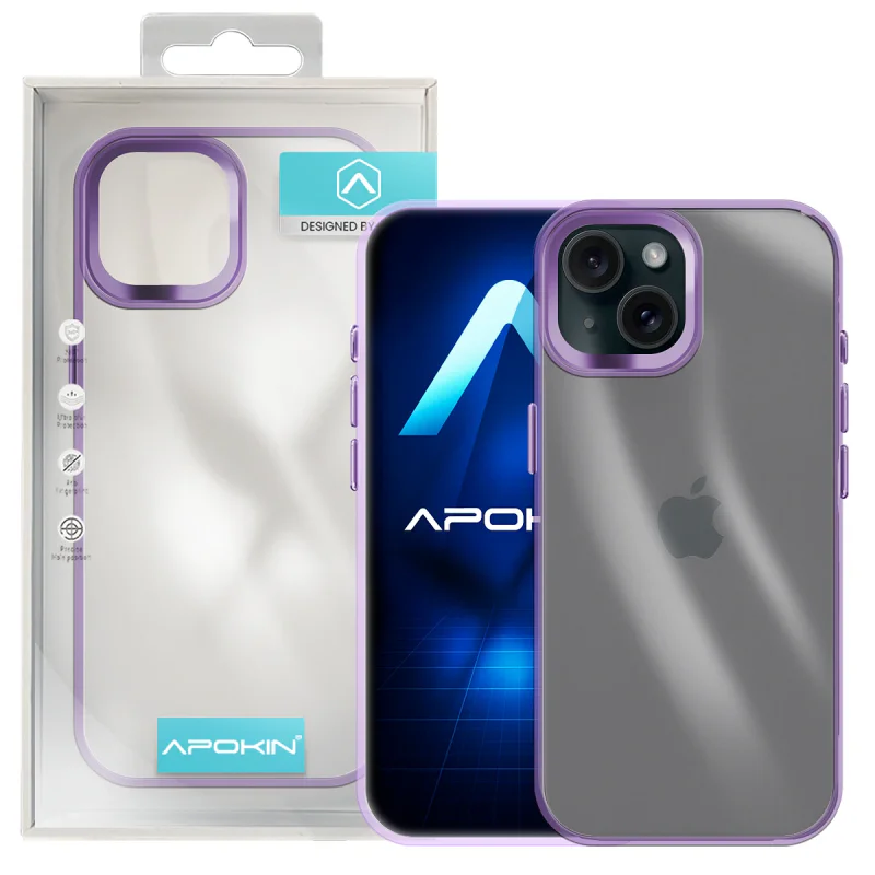 Capa Apokin para iPhone 11 Acrílica Transparente Lilás - Imagem 4