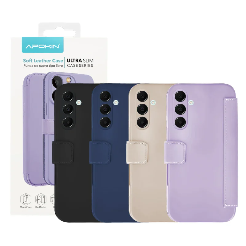 Capa Apokin em Silicone com Cobertura Efeito Pele para Samsung Galaxy A16 Lilás - Imagem 1