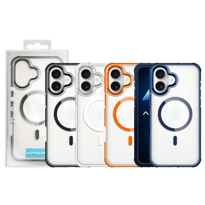 Capa Apokin para Apple iPhone 17 Acrílica com MagSafe Azul - Imagem 1