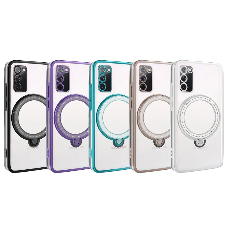 Capa Apokin com Anel MagSafe para Samsung Galaxy S20 FE Branco - Imagem 1