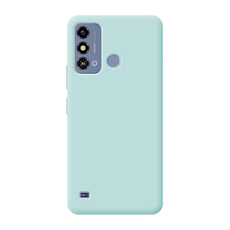 Capa Apokin para ZTE Blade A53 Silicone Macio Vermelho - Imagem 3
