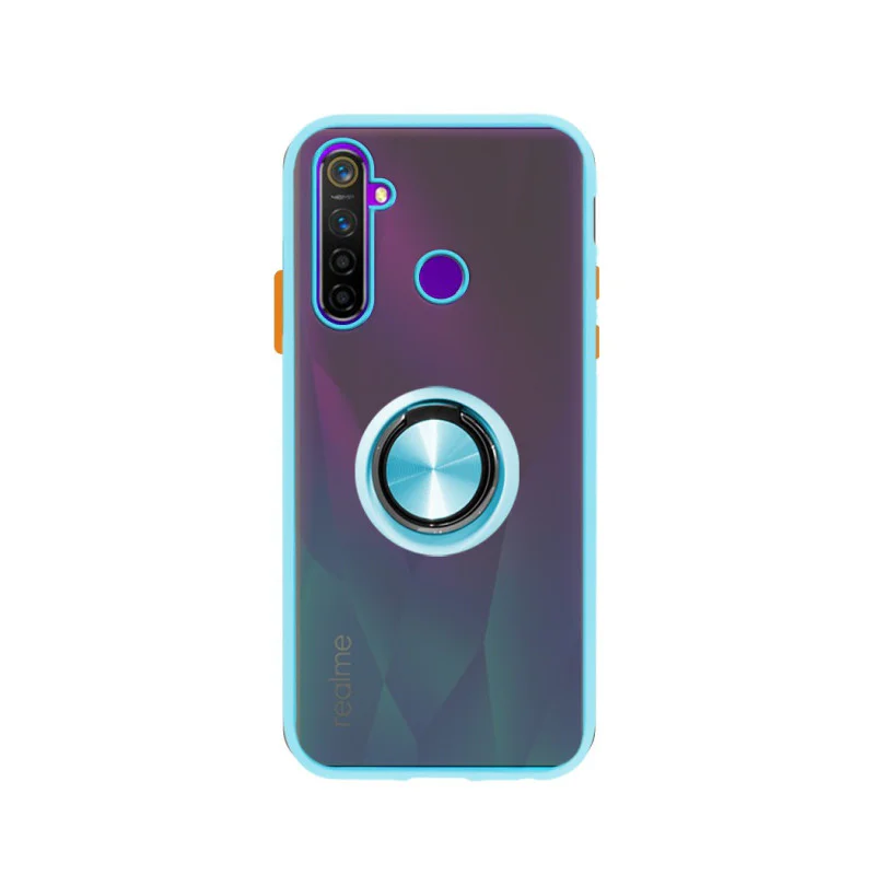 Capa Apokin ZTE Blade A31 Gel Fumado Magnética com Suporte Vermelho - Imagem 2