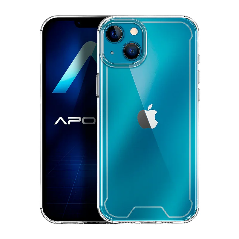 Capa Apokin para iPhone 13 Mini 5,4 polegadas Transparente Antichoque
