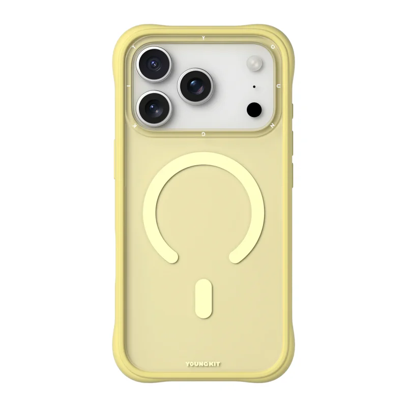 Capa Apokin Youngkit Dynamic II Magnética para iPhone 17 Pro / 18 Pro Amarelo - Imagem 1