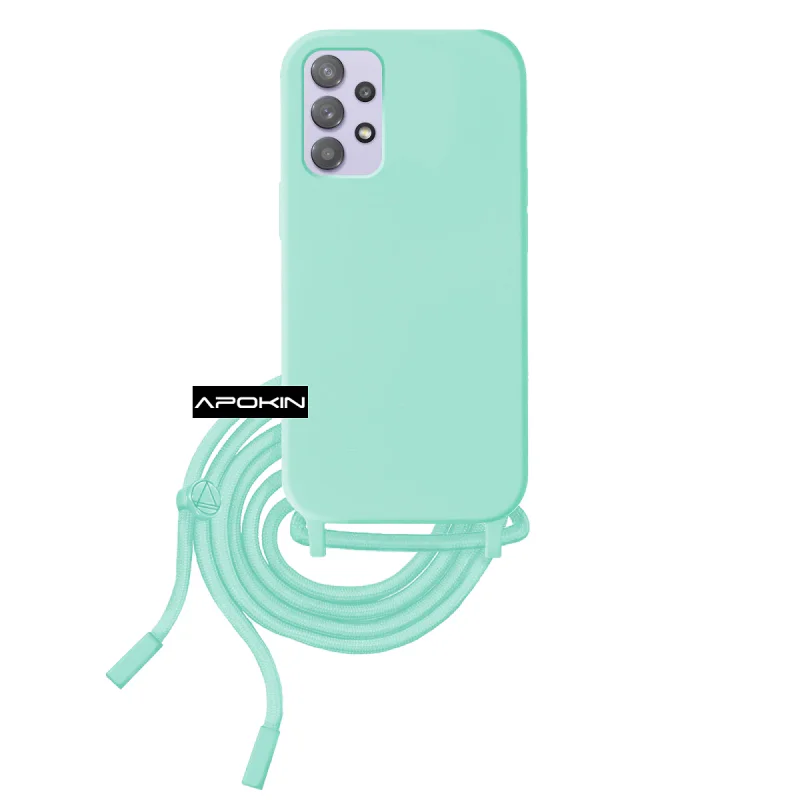 Capa Apokin Macia com Cordão para Samsung Galaxy A32 5G Variedade de cores - Imagem 2