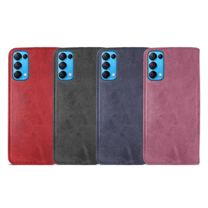 Capa Apokin para Oppo Find X3 Lite em Polipele com Porta-cartões Variedade de cores
