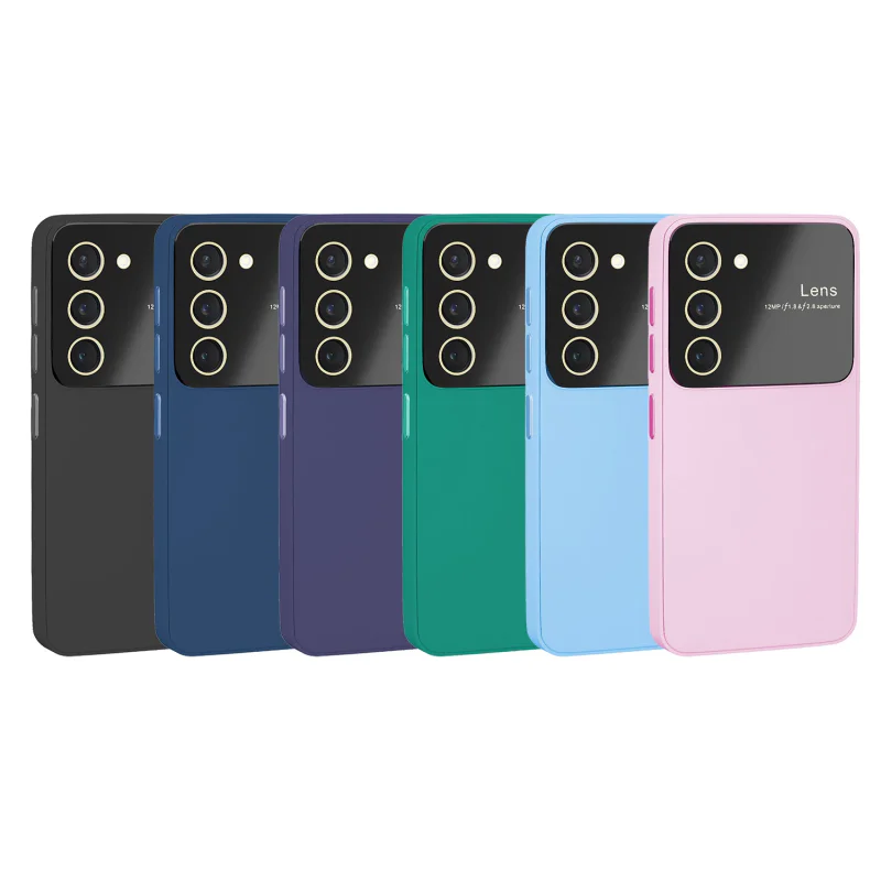 Capa Apokin para Samsung Galaxy S23 Plus Silicone Mate com Proteção de Câmara Preto - Imagem 1