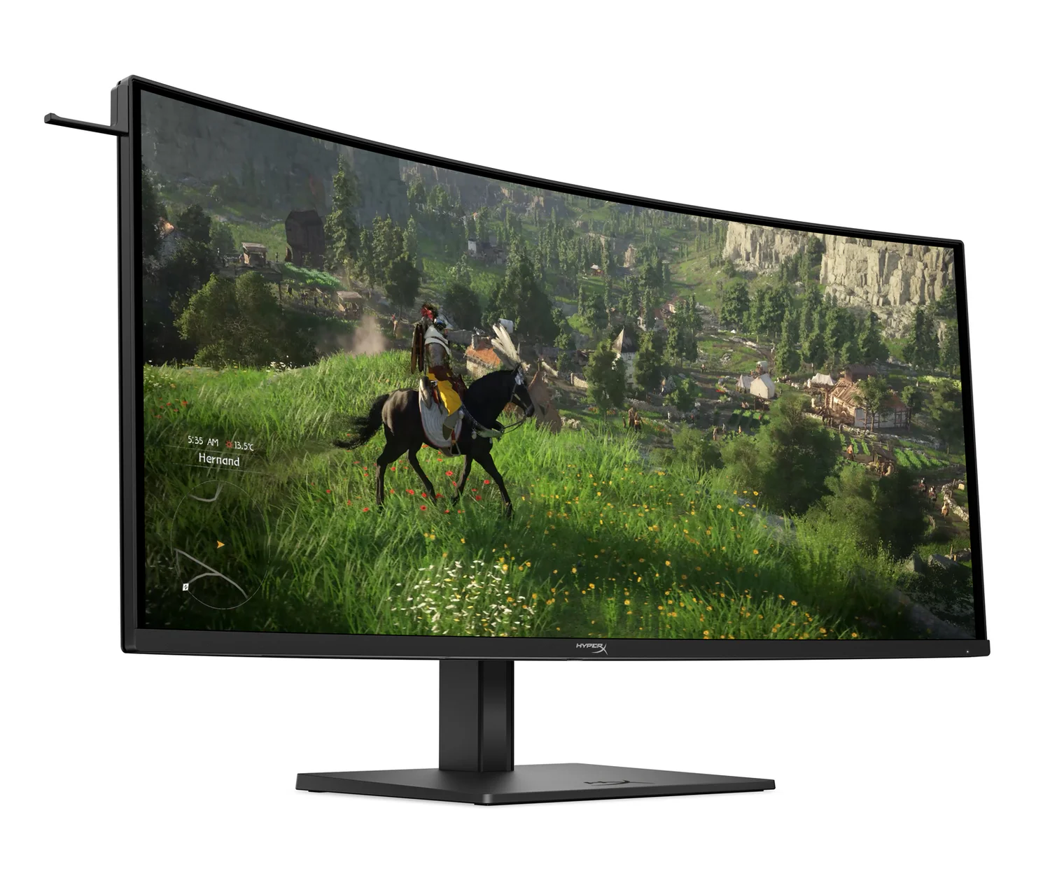 Monitor Gaming Curvo HyperX OMEN OLED 34" WQHD QD-OLED 360Hz 0,03ms USB-C 100W KVM - Imagem 3