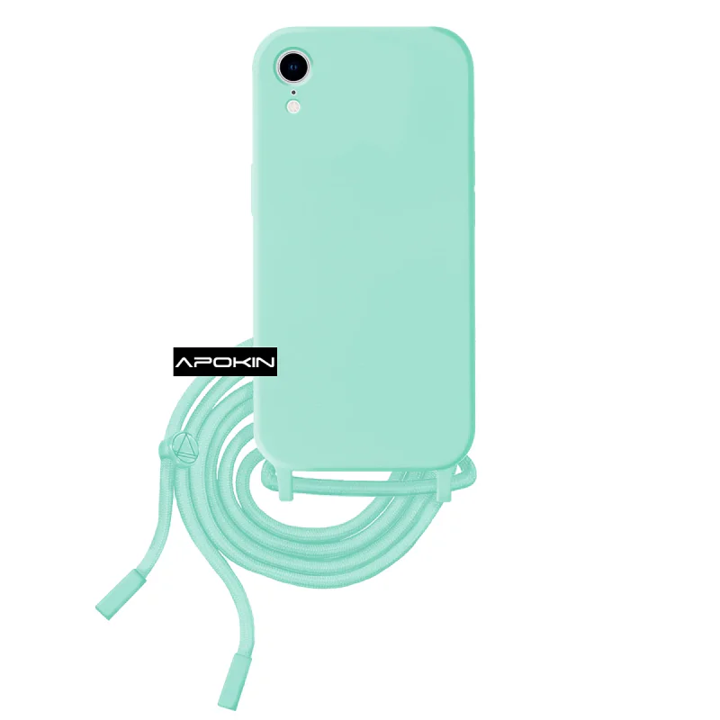 Capa Macia Apokin para iPhone XR com Cordão Rosa - Imagem 2