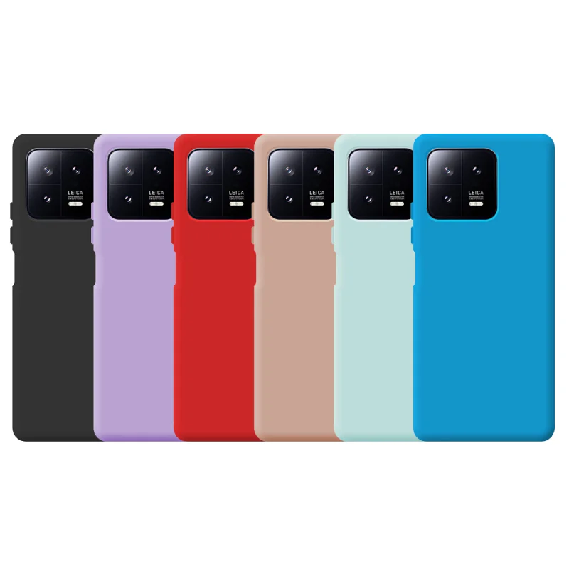 Capa Apokin para Xiaomi 13 Silicone Macio com Proteção de Câmara 3D Variedade de cores