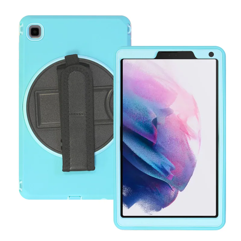 Capa Apokin para Samsung Galaxy Tab A7 Lite Antichoque com Suporte de Caneta Vermelho sem cordão - Imagem 5