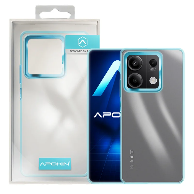 Capa Apokin para Xiaomi Redmi Note 13 5G Acrílica Transparente Preto - Imagem 6