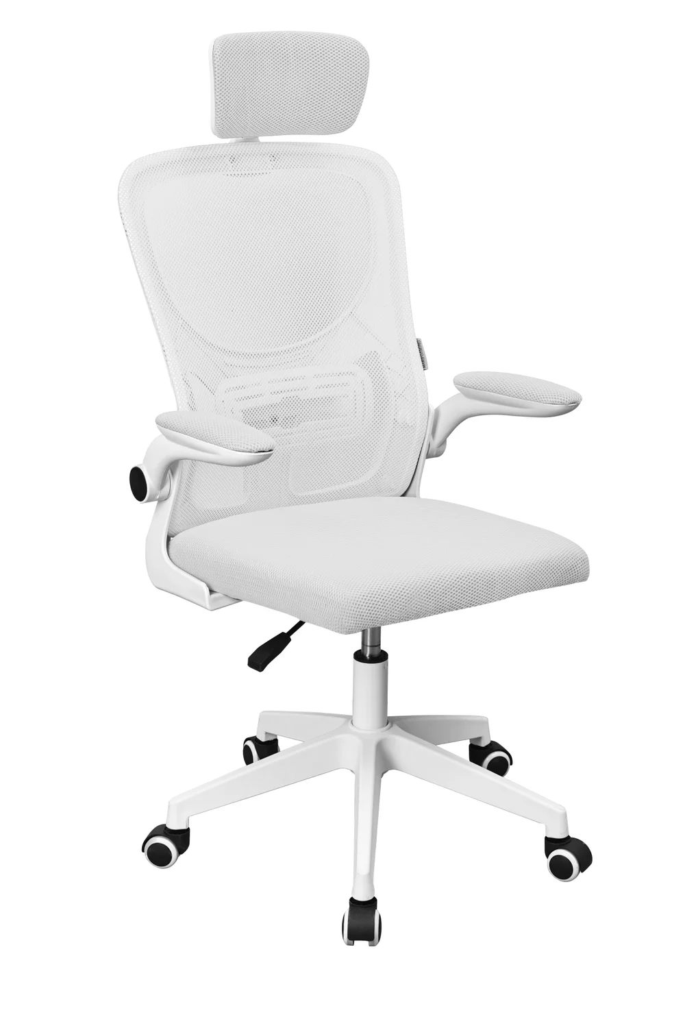 Cadeira Ergonómica Mars Gaming MGC-ERGOPLUS em Rede com Apoio Lombar e Encosto de Cabeça Ajustável Branca - Imagem 3