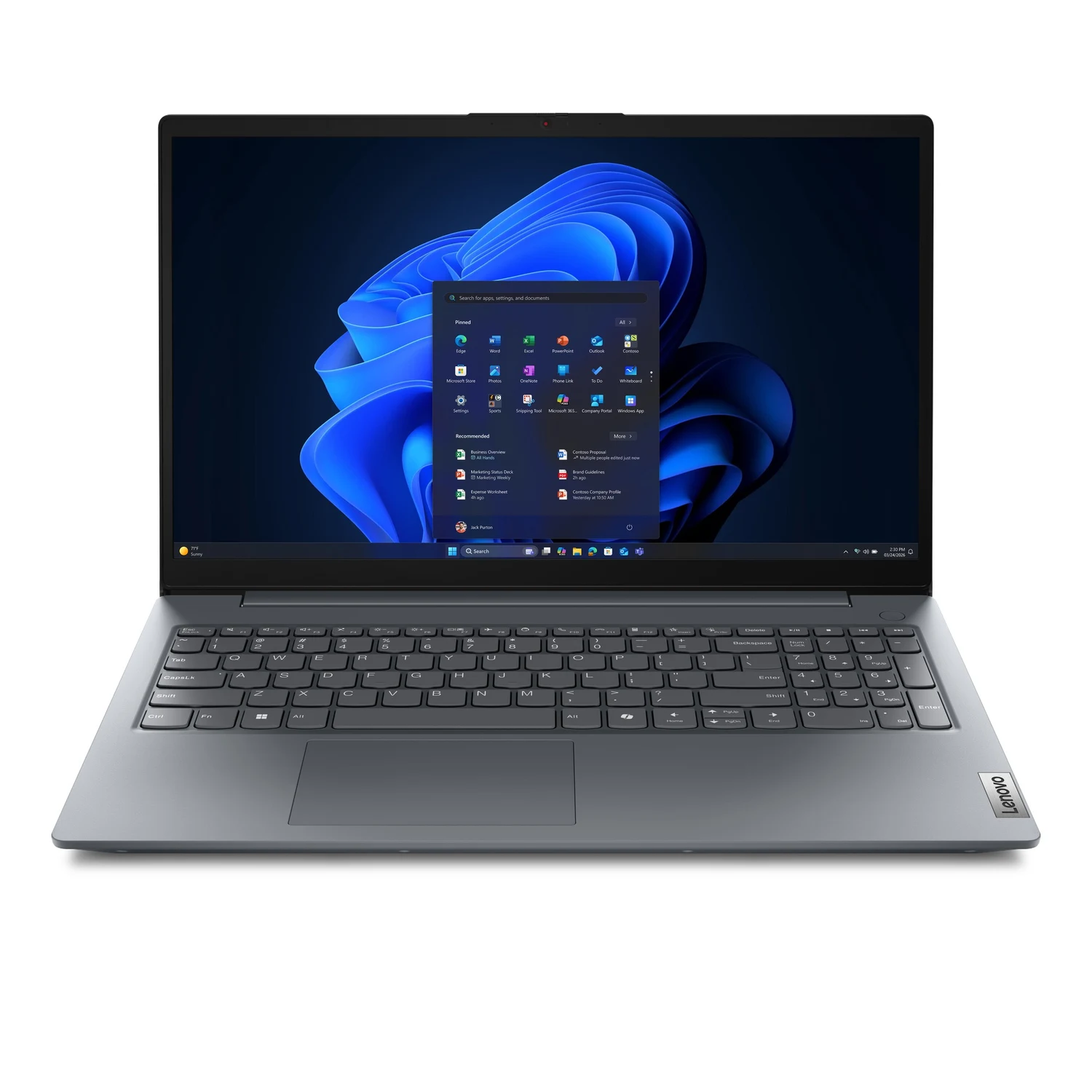 Portátil Lenovo V15 G7 IWC 15.6" Full HD Intel Core 7 350 16GB 512GB SSD Luna Grey
