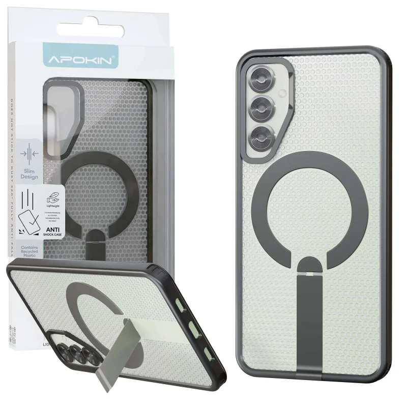 Capa Apokin para Samsung Galaxy S26 Dissipação de Calor MagSafe com Suporte