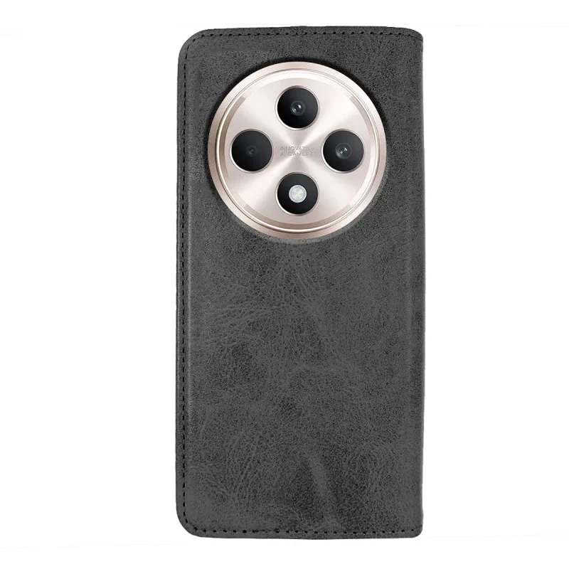 Capa Apokin para Oppo Reno 12F em Pele Sintética com Porta-Cartões Rosa - Imagem 4