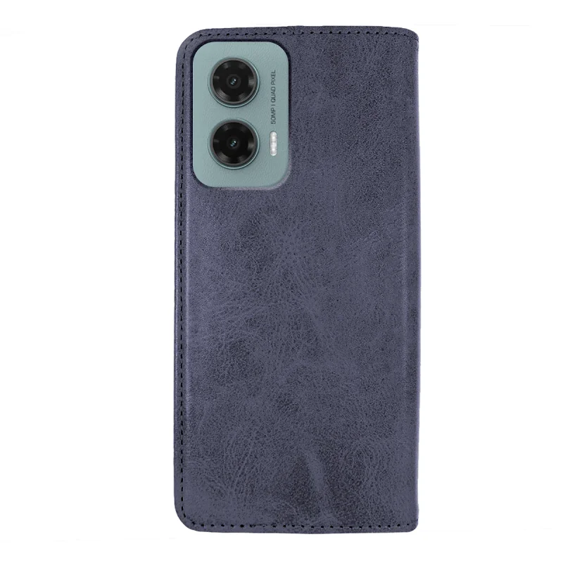 Capa Apokin para Motorola Moto G35 em Pele Sintética Preto - Imagem 3