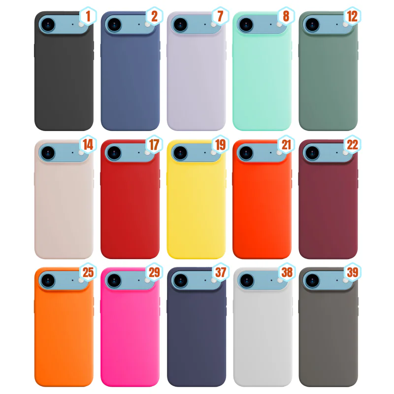 Capa de Silicone Líquido com Efeito Pele para iPhone 17 Air 22