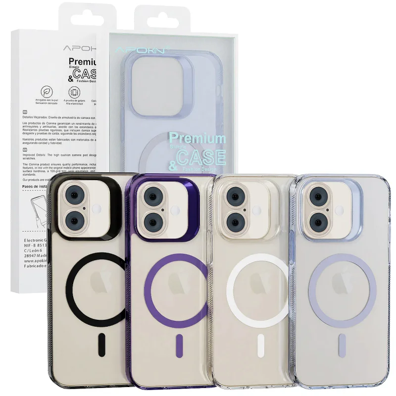 Capa Apokin ABR para iPhone 16 Plus com MagSafe Transparente - Imagem 3